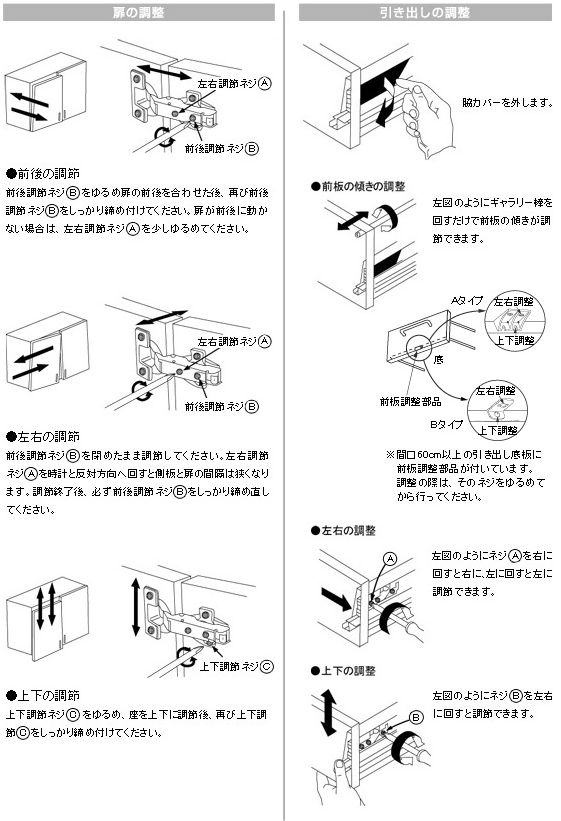 食器 戸 コレクション 調整